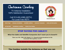 Tablet Screenshot of antennacowboy.com